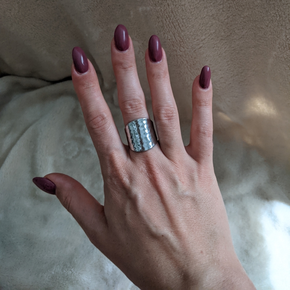 Vintage Silver Statement Ring - image 3